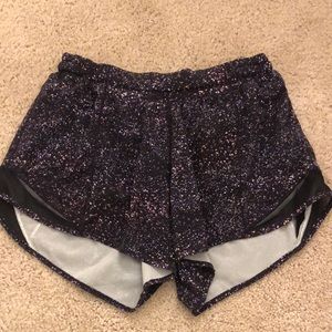 Galaxy/Speckled Lululemon Shorts!